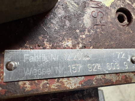 Distribuitor hidraulic Wessel Hydraulik 157 924 603 9 [1]