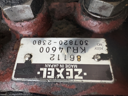 Distribuitor hidraulic Zexel KRJ4600 / 307820-2380 - 6 secțiuni [1]