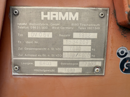 HAMM DV 06V cu motor Deutz D2011L03i - Dezmembrări [1]