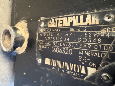 Hidromotor de rotire Caterpillar A10VEC 80 HZ - Caterpillar 318BL [3]