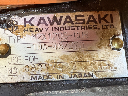 Hidromotor de rotire Kawasaki M2X120B-CHB-10A-46 [2]