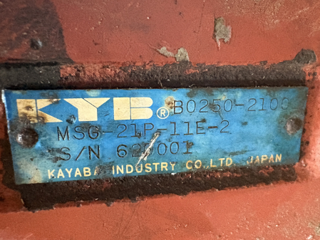 Hidromotor de rotire KYB MSG-21P-11E-2 [1]