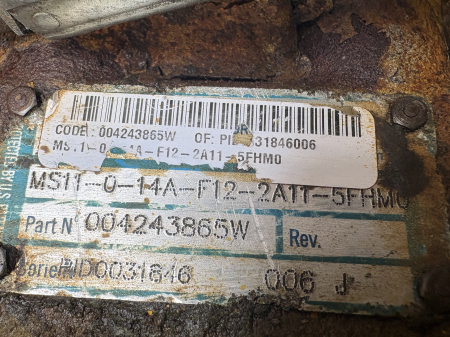 Hidromotor de rotire Poclain Hydraulics MS11-0-14A-F12-2A11-5FHM0 [2]