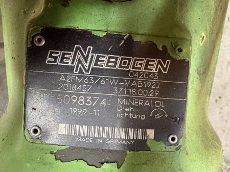 Hidromotor rotire Sennebogen A2FM63/61W-VAB192J - GRAITER [2]
