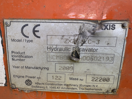 Hitachi Zaxis ZX210 LC cu motor Isuzu 6BG1T - Dezmembrări [2]