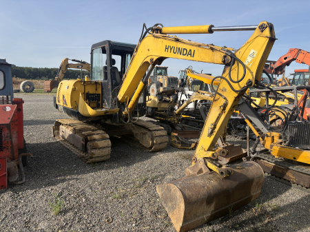 Excavatoare - Hyundai R55-7 cu motor Yanmar 4TNV94L-XHYBC 40kW - Dezmembrări