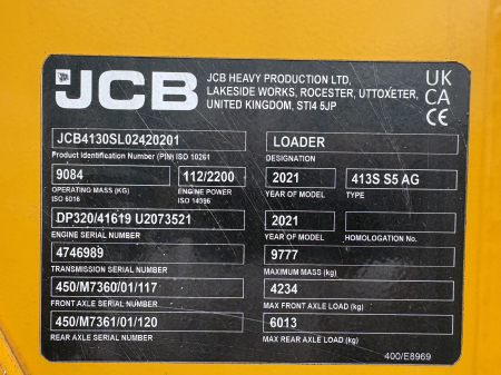 JCB 413S cu motor JCB Dieselmax - Dezmembrări [4]