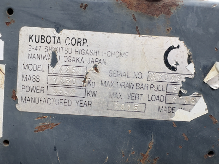 Kubota KX251 cu motor Kubota D1803 - Dezmembrări [3]