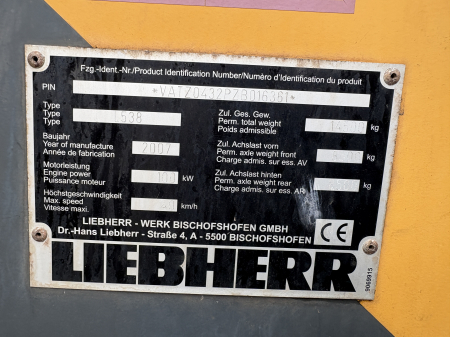 Liebherr 538 cu motor Liebherr L 934 A6 - Dezmembrări [2]