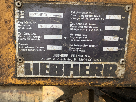 Liebherr R922HDS cu motor D924TI-E - Dezmembrări. [2]