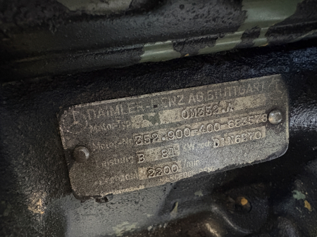 Motor Daimler Benz OM352.A Complet demontat de pe Libherr 731 [4]