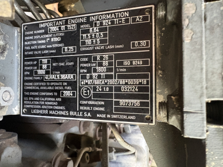 Motor Liebherr D 924TI-E A2 Complet [4]