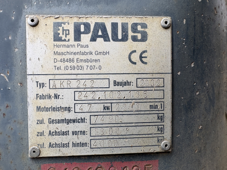 Pauss AKR 242 cu motor Deutz - Dezmembrări [1]
