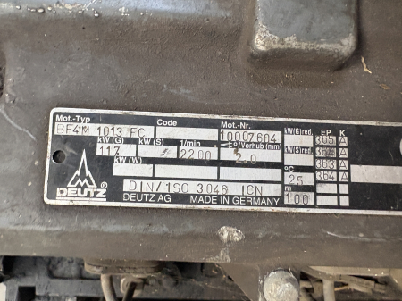 Piese Motor Deutz BF4M 1013 FC Dezmembrat [3]
