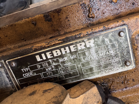 Piese Utilaje - Piese Motor Liebherr D 916 TI Dezmembrat