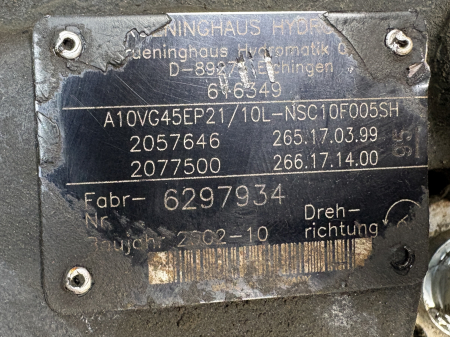 Pompă hidraulică Brueninghaus Hydromatik A10VG45EP21 [2]