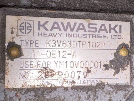 Pompa hidraulica Kawasaki K3V63DTP102R - Fiat-Kobelco E165 [1]
