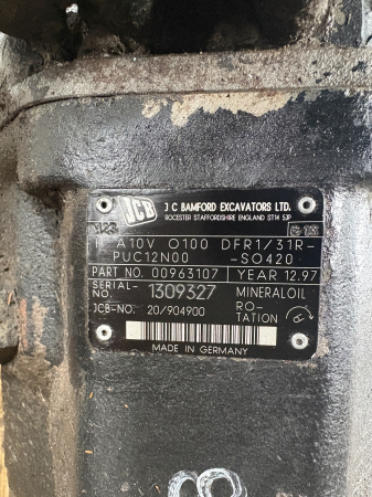Pompă hidraulică principală Bosch Rexroth 00963107 - JCB 456B [2]