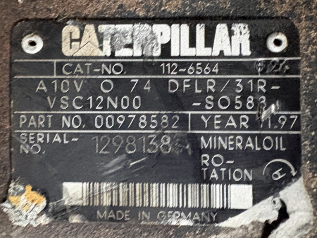 Pompă hidraulică principală Bosch Rexroth 112-6564 - Caterpillar 438C [2]