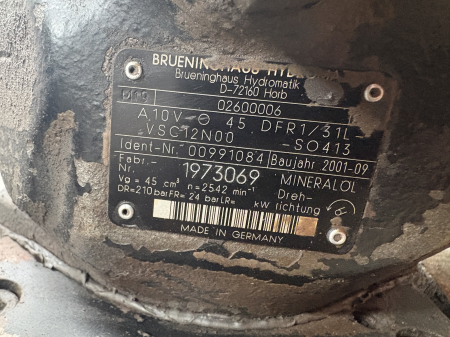 Pompă hidraulică principală Bosch Rexroth A10V O 45 DFR1 31L - Liebherr 544 [4]