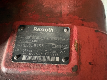 Pompă hidraulică principală Bosch Rexroth Rexroth ABV0160LA1DH2 - O&K [3]