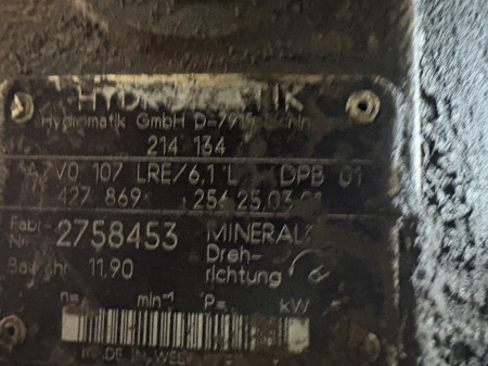 Pompă hidraulică principală Brueninghaus Hydromatik A7VO107LRE [3]