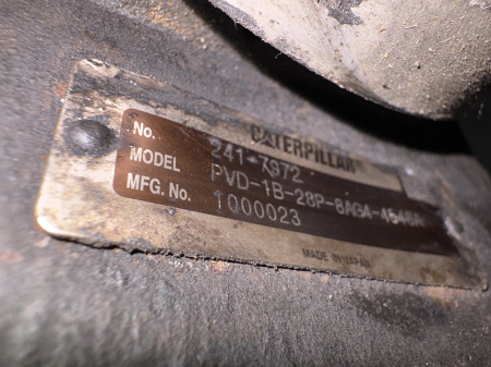 Pompă hidraulică principală Nachi PVD-1B-28P-8AG4 - Caterpillar 302.5C 303C [2]