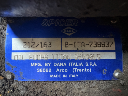 Punte Față Spicer / Dana 212/163, B-ITA-738837 [5]