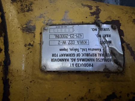 Punte Spate Komatsu KWA 022 W-2, 421-23-20001NL - Komatsu WA320 / WA380 / WA470 [4]