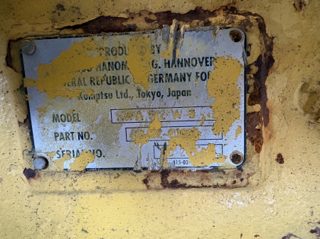 Punte Spate Komatsu KWA 612 W-3, 49.21-2005 - Komatsu WA320 [2]