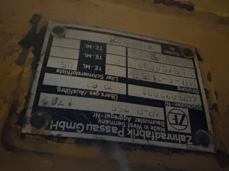 Punte Spate ZF AP-B 755, 4472 022 001 - Liebherr A 902 / A 900 [4]