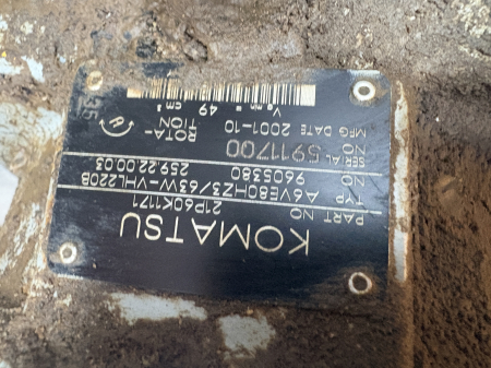 Reductor cu hidromotor rotire Komatsu A6VE80HZ3 - Komatsu PC200E [1]