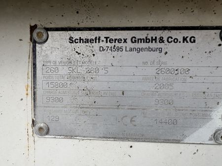 Terex SKL 260 S cu motor Deutz BF4L1011F - Dezmembrări [2]