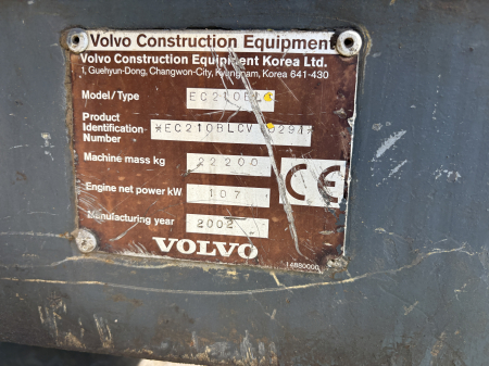 Volvo EC210 cu motor D6E - Dezmembrări [2]