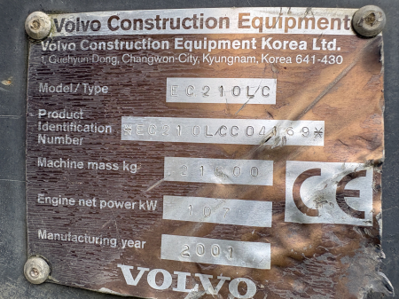Volvo EC210LC cu motor Volvo D6E - Dezmembrări [3]