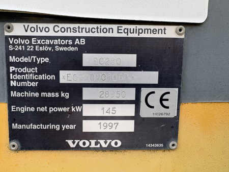 Volvo EC280 cu motor Volvo D10B - Dezmembrări [4]