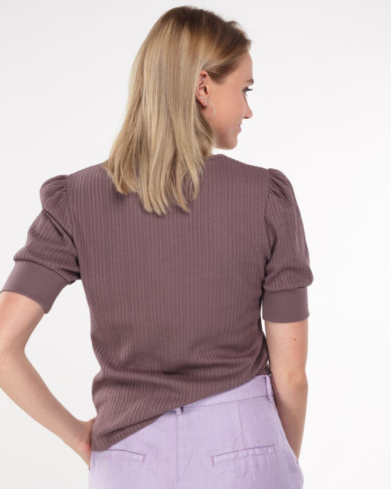 Tricou tip bluză cu nervuri [2]