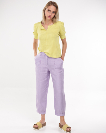 Bluze - Tricou tip bluză cu nervuri