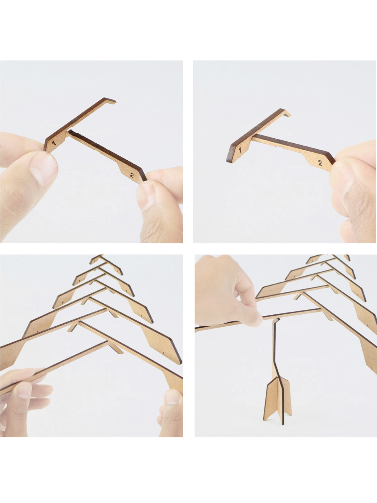 Balancer - puzzle kinetic minimalist din lemn [3]