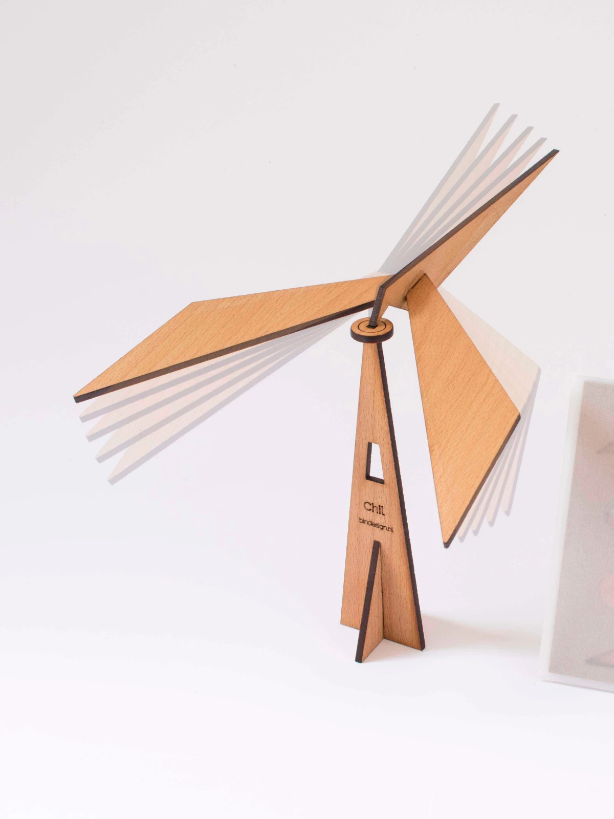 Toate produsele - CHIL - sculptura kinetica minimalista din lemn (fag) pentru birou