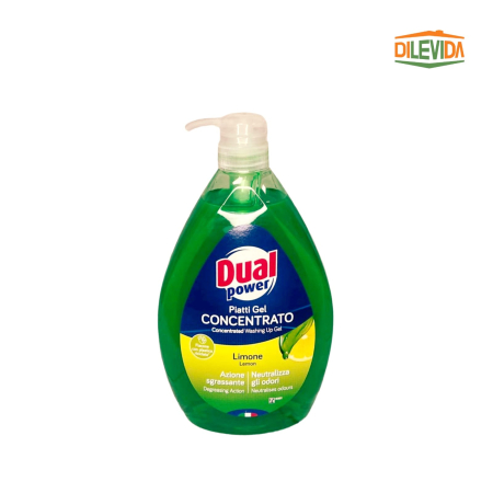 Detergenți vase - Dual Detergent Vase Lămâie 1000ml