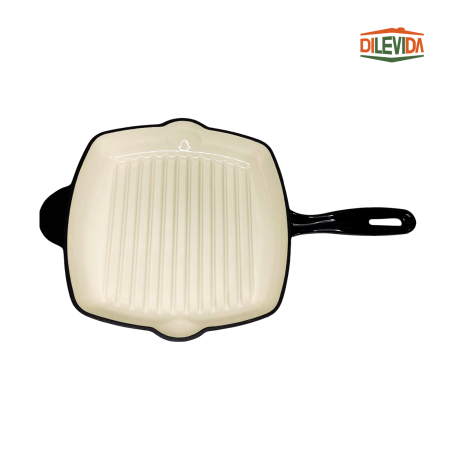 GP Tigaie Grill din Fontă Emailată 42x27x5.5 cm [1]