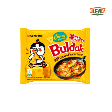 Alimente & Băuturi - Samyang Buldak Fried Spicy Chicken Cheese Ramen Instant Picant cu Branza 140g