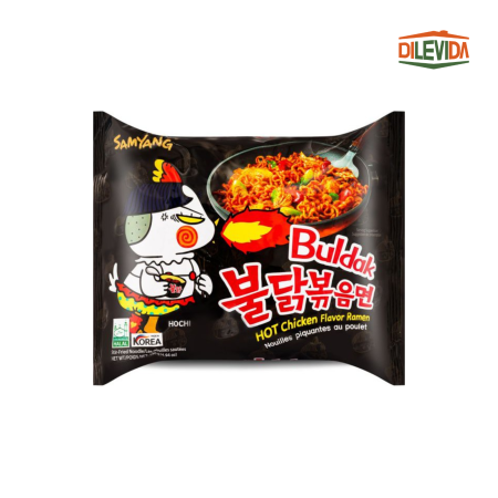 Alimente & Băuturi - Samyang Buldak Hot Chicken Ramen Black Picant cu Aroma de Pui 140g