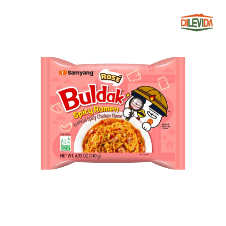 Alimente & Băuturi - Samyang Buldak Ramen Rose Picant cu Aroma de Pui 140g