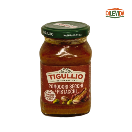 Sosuri & Condimente - Tigullio Sos de Rosii cu Rosii Uscate si Fistic Fara Gluten 185g