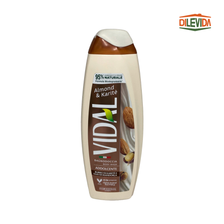 Gel duș - Vidal Addolcente Gel de Duș Migdale și Karité 500ml