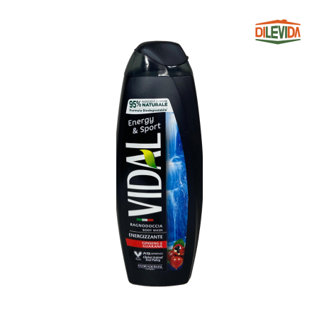 Gel duș - Vidal Energy & Sport Gel de Duș Ginseng și Guarana 500ml