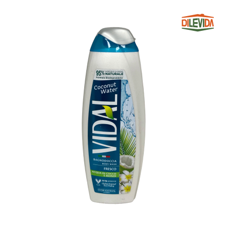 Gel duș - Vidal Fresco Gel de Duș Apă de Cocos și Flori de Monoi 500ml