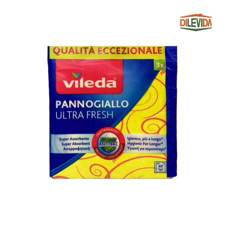 Accesorii curățenie - Vileda Lavete Uscate Super Absorbante 34x34cm 3 bucati